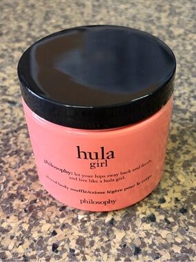Philosophy Hula Girl Whipped Body Soufflé - Coral Pink with Black Lid